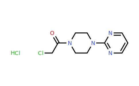 2-chloro-1-[4-(pyrimidin-2-yl)piperazin-1-yl]ethan-1-one hydrochloride