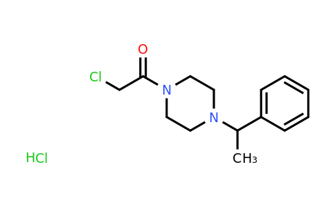 CAS 1052550-94-3 | 2-chloro-1-[4-(1-phenylethyl)piperazin-1-yl]ethan-1-one hydrochloride