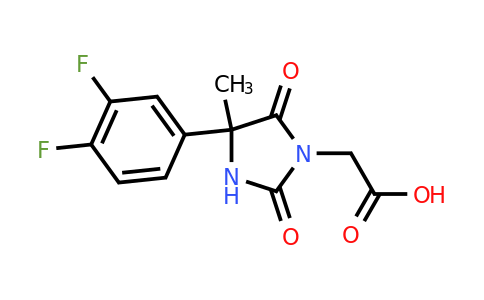 CAS 1052551-57-1 | 2-[4-(3,4-difluorophenyl)-4-methyl-2,5-dioxoimidazolidin-1-yl]acetic acid