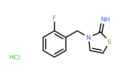 CAS 1052551-96-8 | 3-[(2-fluorophenyl)methyl]-2,3-dihydro-1,3-thiazol-2-imine hydrochloride