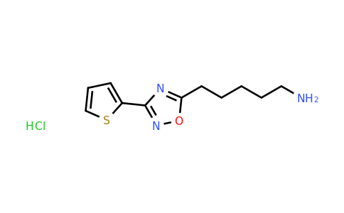 CAS 1052552-32-5 | 5-[3-(thiophen-2-yl)-1,2,4-oxadiazol-5-yl]pentan-1-amine hydrochloride
