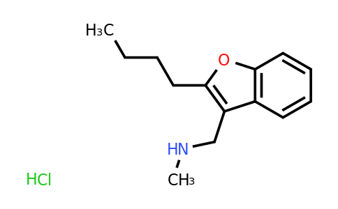 CAS 1052552-43-8 | [(2-butyl-1-benzofuran-3-yl)methyl](methyl)amine hydrochloride