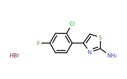 CAS 1052553-38-4 | 4-(2-chloro-4-fluorophenyl)-1,3-thiazol-2-amine hydrobromide