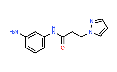 CAS 1052558-49-2 | N-(3-Aminophenyl)-3-(1H-pyrazol-1-yl)propanamide