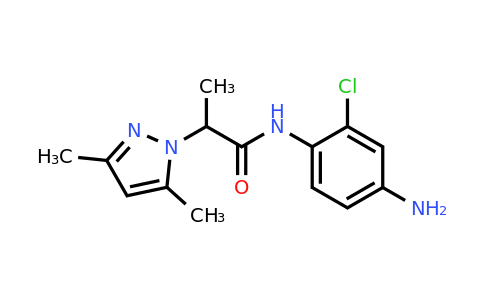 CAS 1052561-17-7 | N-(4-Amino-2-chlorophenyl)-2-(3,5-dimethyl-1H-pyrazol-1-yl)propanamide