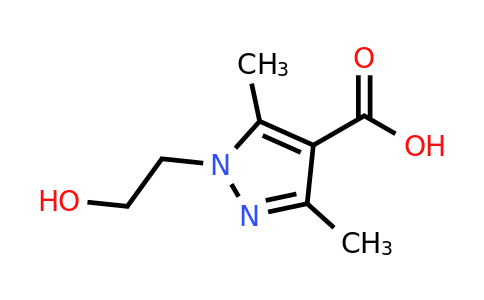 1-(2-Hydroxyethyl)-3,5-dimethyl-1H-pyrazole-4-carboxylic acid