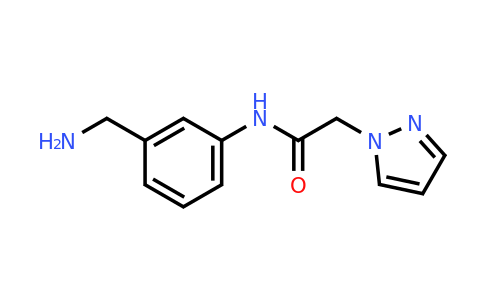 CAS 1052562-46-5 | N-[3-(Aminomethyl)phenyl]-2-(1H-pyrazol-1-yl)acetamide