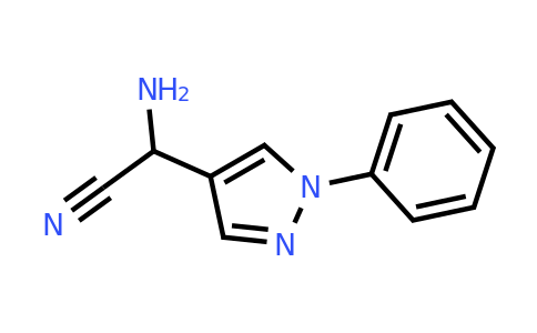 CAS 1052564-62-1 | 2-Amino-2-(1-phenyl-1H-pyrazol-4-yl)acetonitrile