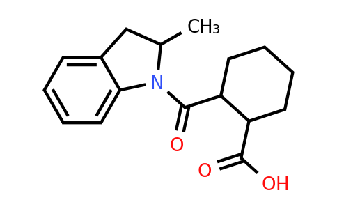 CAS 1052596-68-5 | 2-(2-Methyl-2,3-dihydro-1H-indole-1-carbonyl)cyclohexane-1-carboxylic acid
