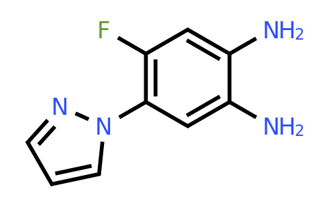 CAS 1052598-93-2 | 4-Fluoro-5-(1H-pyrazol-1-yl)benzene-1,2-diamine