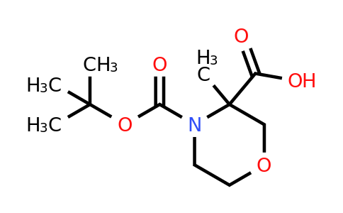 CAS 1052680-53-1 | 4-[(tert-butoxy)carbonyl]-3-methylmorpholine-3-carboxylic acid
