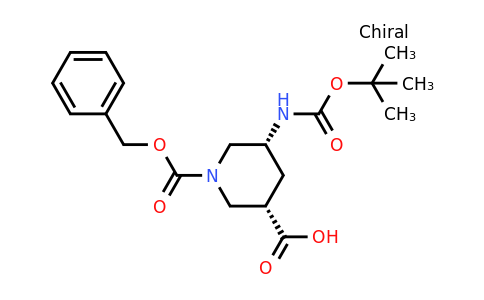 CAS 1052713-85-5 | cis-1-[(benzyloxy)carbonyl]-5-{[(tert-butoxy)carbonyl]amino}piperidine-3-carboxylic acid