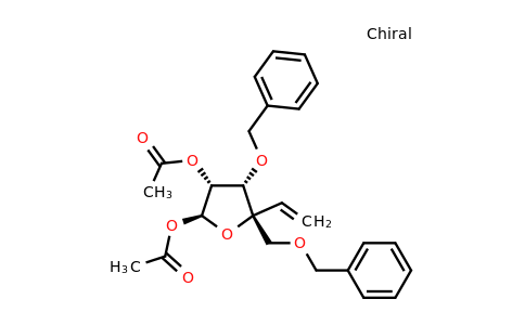 CAS 1052725-34-4 | (2S,3R,4S,5R)-4-(Benzyloxy)-5-((Benzyloxy)Methyl)-5-Vinyltetrahydrofuran-2,3-Diyl Diacetate