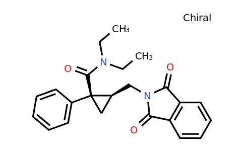 CAS 105310-75-6 | cis-2-((1,3-Dioxoisoindolin-2-yl)methyl)-N,N-diethyl-1-phenylcyclopropanecarboxamide
