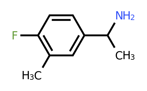 CAS 105321-48-0 | 1-(4-Fluoro-3-methylphenyl)ethan-1-amine