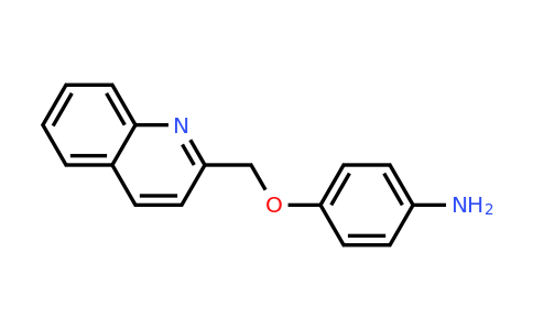 CAS 105326-95-2 | 4-(Quinolin-2-ylmethoxy)aniline