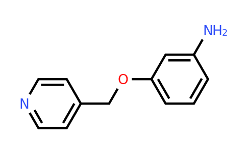 CAS 105350-47-8 | 3-(Pyridin-4-ylmethoxy)aniline