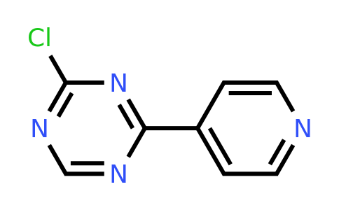 CAS 1053656-00-0 | 2-Chloro-4-(pyridin-4-yl)-1,3,5-triazine