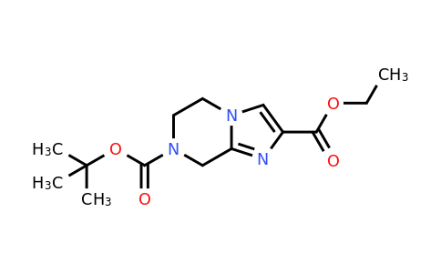 CAS 1053656-22-6 | 7-tert-butyl 2-ethyl 5H,6H,7H,8H-imidazo[1,2-a]pyrazine-2,7-dicarboxylate
