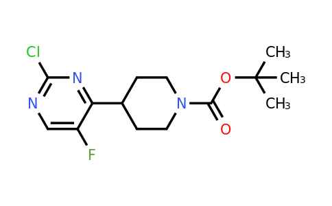 CAS 1053657-03-6 | tert-Butyl 4-(2-chloro-5-fluoropyrimidin-4-yl)piperidine-1-carboxylate