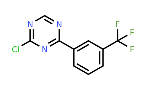 CAS 1053658-32-4 | 2-Chloro-4-(3-(trifluoromethyl)phenyl)-1,3,5-triazine