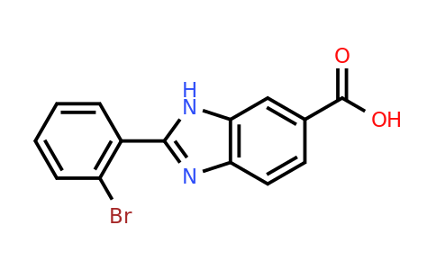 CAS 1053659-26-9 | 2-(2-bromophenyl)-3H-benzimidazole-5-carboxylic acid