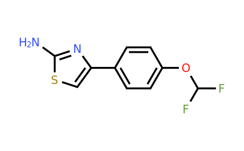 CAS 105512-78-5 | 4-(4-(Difluoromethoxy)phenyl)thiazol-2-amine