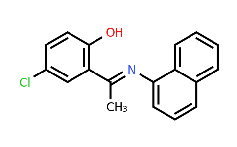 CAS 105558-35-8 | 4-Chloro-2-(1-(naphthalen-1-ylimino)ethyl)phenol