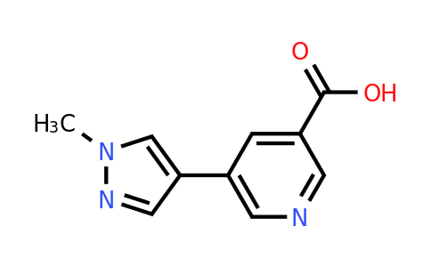 CAS 1055971-67-9 | 5-(1-Methyl-1H-pyrazol-4-yl)pyridine-3-carboxylic acid