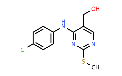 CAS 105640-58-2 | (4-((4-Chlorophenyl)amino)-2-(methylthio)pyrimidin-5-yl)methanol