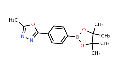 CAS 1056456-24-6 | 2-methyl-5-[4-(tetramethyl-1,3,2-dioxaborolan-2-yl)phenyl]-1,3,4-oxadiazole