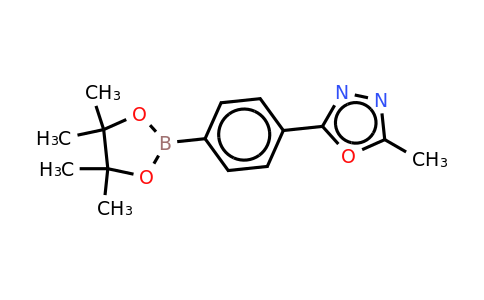CAS 1056456-25-7 | 4-(5-Methyl-1,3,4-oxadiazol-2-YL)phenylboronic acid, pinacol ester