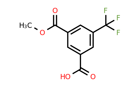 CAS 1056618-69-9 | 3-(Methoxycarbonyl)-5-(trifluoromethyl)benzoic acid