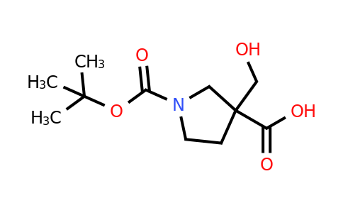 CAS 1056623-91-6 | 1-tert-butoxycarbonyl-3-(hydroxymethyl)pyrrolidine-3-carboxylic acid
