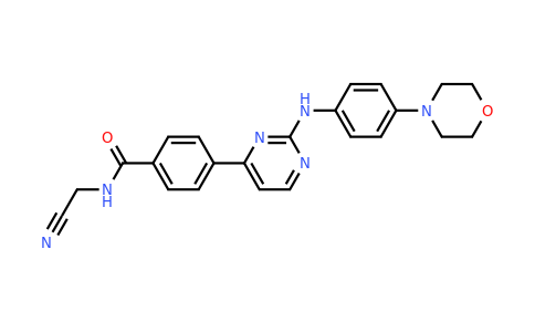 CAS 1056634-68-4 | benzamide, n-(cyanomethyl)-4-[2-[[4-(4-morpholinyl)phenyl]amino]-4-pyrimidinyl]-