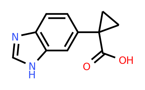 CAS 1056933-69-7 | 1-(1H-Benzimidazol-6-yl)-cyclopropanecarboxylic acid