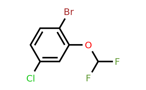 CAS 1056942-37-0 | 1-Bromo-4-chloro-2-(difluoromethoxy)benzene