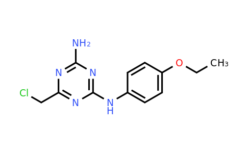 CAS 105704-31-2 | 6-(Chloromethyl)-N2-(4-ethoxyphenyl)-1,3,5-triazine-2,4-diamine