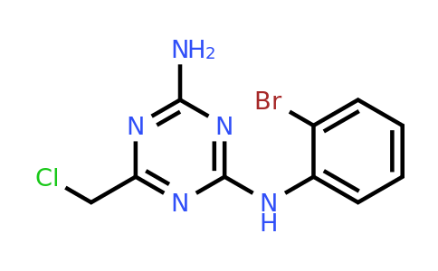 CAS 105704-34-5 | N2-(2-Bromophenyl)-6-(chloromethyl)-1,3,5-triazine-2,4-diamine