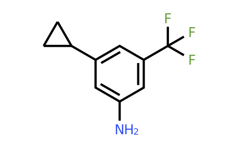 CAS 1057079-57-8 | 3-Cyclopropyl-5-(trifluoromethyl)aniline
