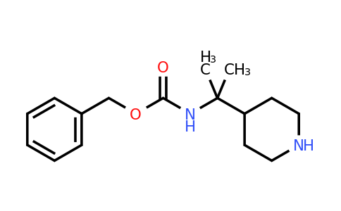 CAS 1057260-89-5 | benzyl N-[2-(piperidin-4-yl)propan-2-yl]carbamate