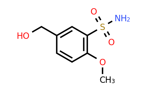 5-(Hydroxymethyl)-2-methoxybenzene-1-sulfonamide