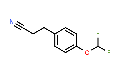 CAS 1057676-27-3 | 3-[4-(difluoromethoxy)phenyl]propanenitrile