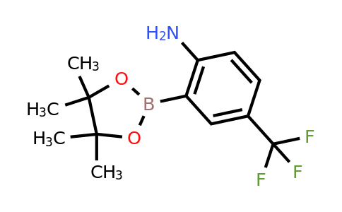CAS 1058062-64-8 | 2-(4,4,5,5-Tetramethyl-1,3,2-dioxaborolan-2-YL)-4-(trifluoromethyl)aniline
