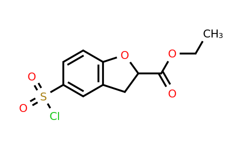 CAS 1058713-16-8 | ethyl 5-(chlorosulfonyl)-2,3-dihydro-1-benzofuran-2-carboxylate