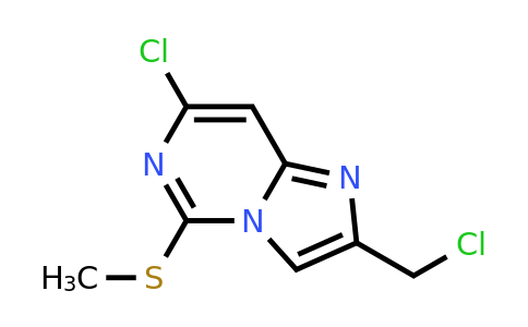CAS 1059191-49-9 | 7-chloro-2-(chloromethyl)-5-methylsulfanyl-imidazo[1,2-c]pyrimidine