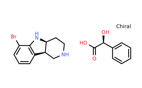 CAS 1059630-13-5 | (2S)-2-hydroxy-2-phenylacetic acid; (4aS,9bR)-6-bromo-1H,2H,3H,4H,4aH,5H,9bH-pyrido[4,3-b]indole