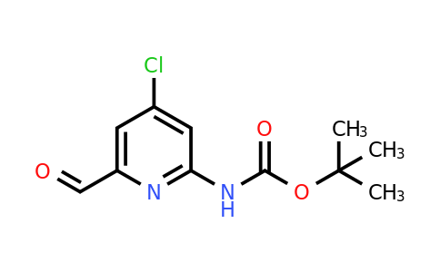 CAS 1060801-13-9 | Tert-butyl 4-chloro-6-formylpyridin-2-ylcarbamate