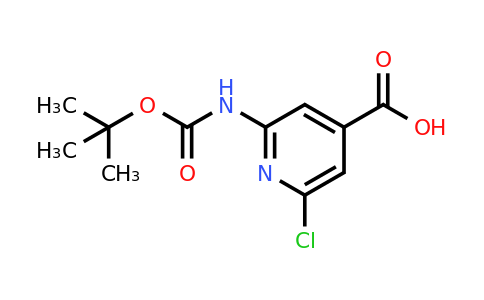 CAS 1060801-19-5 | 2-(Tert-butoxycarbonylamino)-6-chloroisonicotinic acid