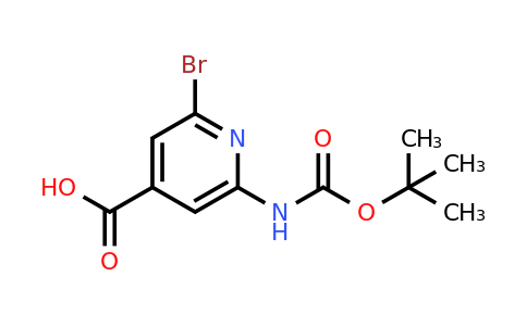 CAS 1060801-22-0 | 2-Bromo-6-(tert-butoxycarbonylamino)isonicotinic acid